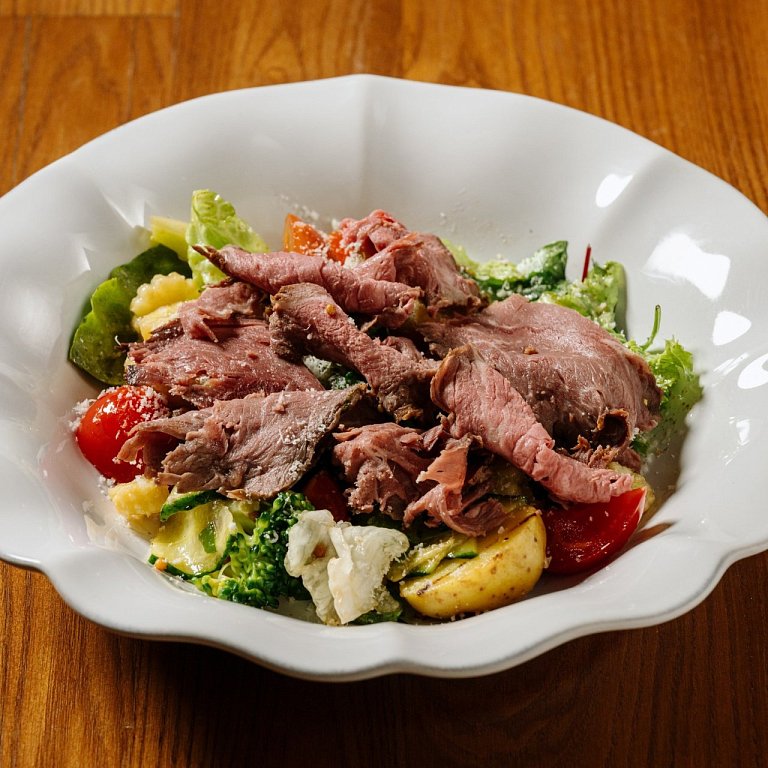 П С нежным ростбифом 